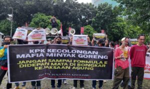 Aksi unjuk rasa Formula E