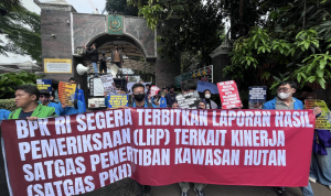 Aksi Unjuk Rasa BPK RI